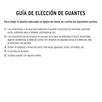 Truper GU-505, Guantes rojos para soldador