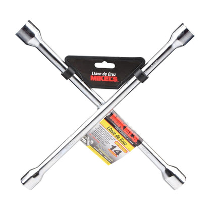 MIKEL´S Llave de Cruz Cromada (14")