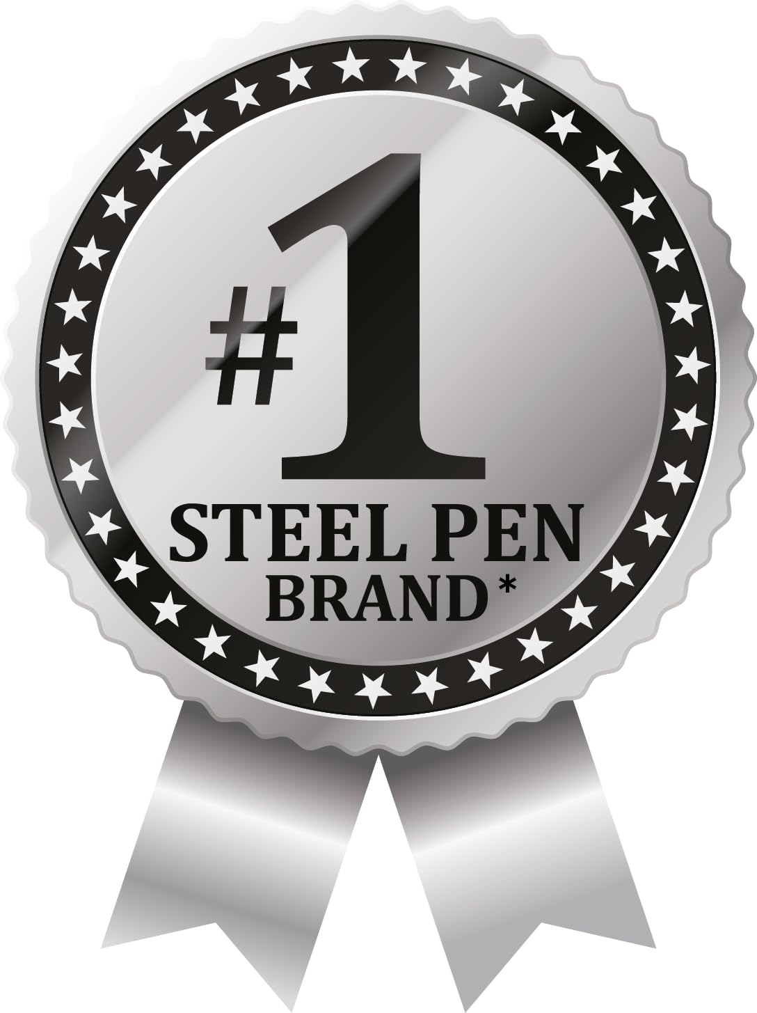 Zebra F-301 Stainless Steel Retractable Ballpoint Pen, 0.7mm, Assorted, 4 Pack (27104)