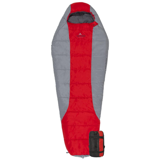 TETON Sports Tracker Scout Bolsa de Dormir Ultraligera de Estilo Momia; Roja/Gris
