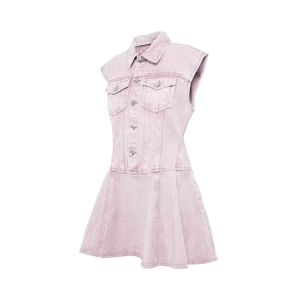 Steve Madden Vestido Liya Dress Chalk Violet (533) Vestido Mujer