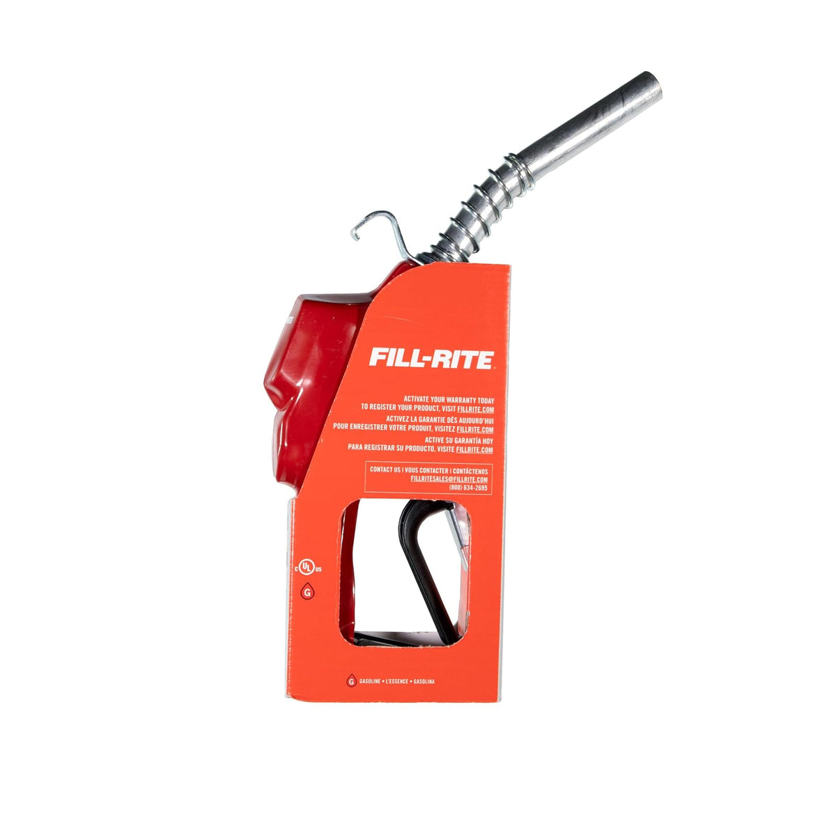Boquillas de transferencia de combustible automáticas y manuales Fill-Rite, Auto - estándar, Rojo, 1.9 cm