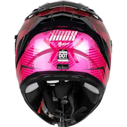 KOV Casco Ares KNOX Rosa/Negro S