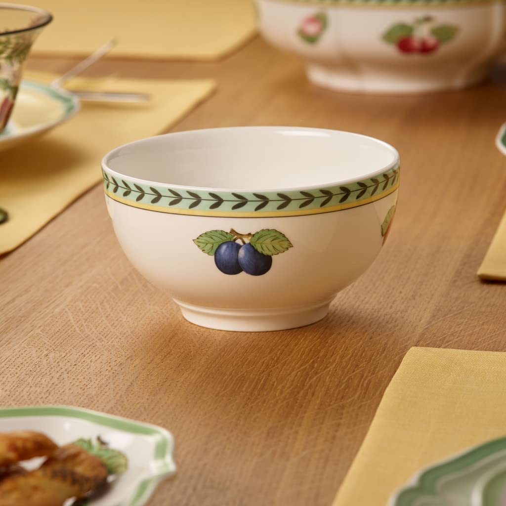 Villeroy & Boch French Garden Fleurence - tazón de arroz, 25 onzas, porcelana premium, blanco/multicolor