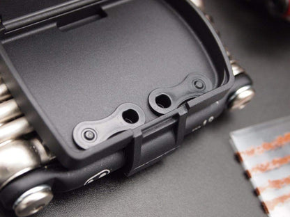Crankbrothers Multi Tool M 13 - MTB Multi-Tool Gold - 13 herramientas de bicicleta (herramienta 13 en 1), ergonómicas y ligeras