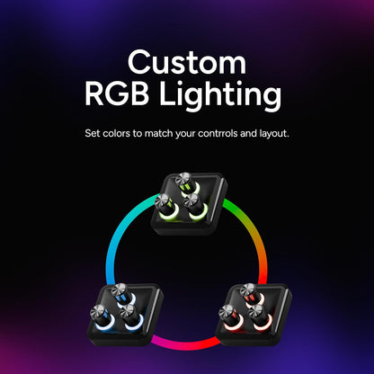Cooler Master MasterHUB 3xKnob Module: MHKB03AA22 Plataforma Modular Freeform 2.0 - Control de precisión con perillas Personalizables y LED RGB