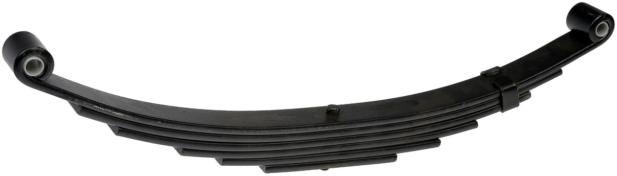 Dorman 929-1052 - Resorte de hoja de remolque, ojo/ojo, 1 3/4 pulgadas de ancho, 30 pulgadas de largo, arco de 4 5/8 pulgadas, 6 hojas, capacidad de 2500 libras