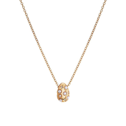 Alex and Ani Collar con Dije de Perla y Cristal | Collar con Dije | Joyería para Mujer | Regalo de Joyería con Significado | Ajustable
