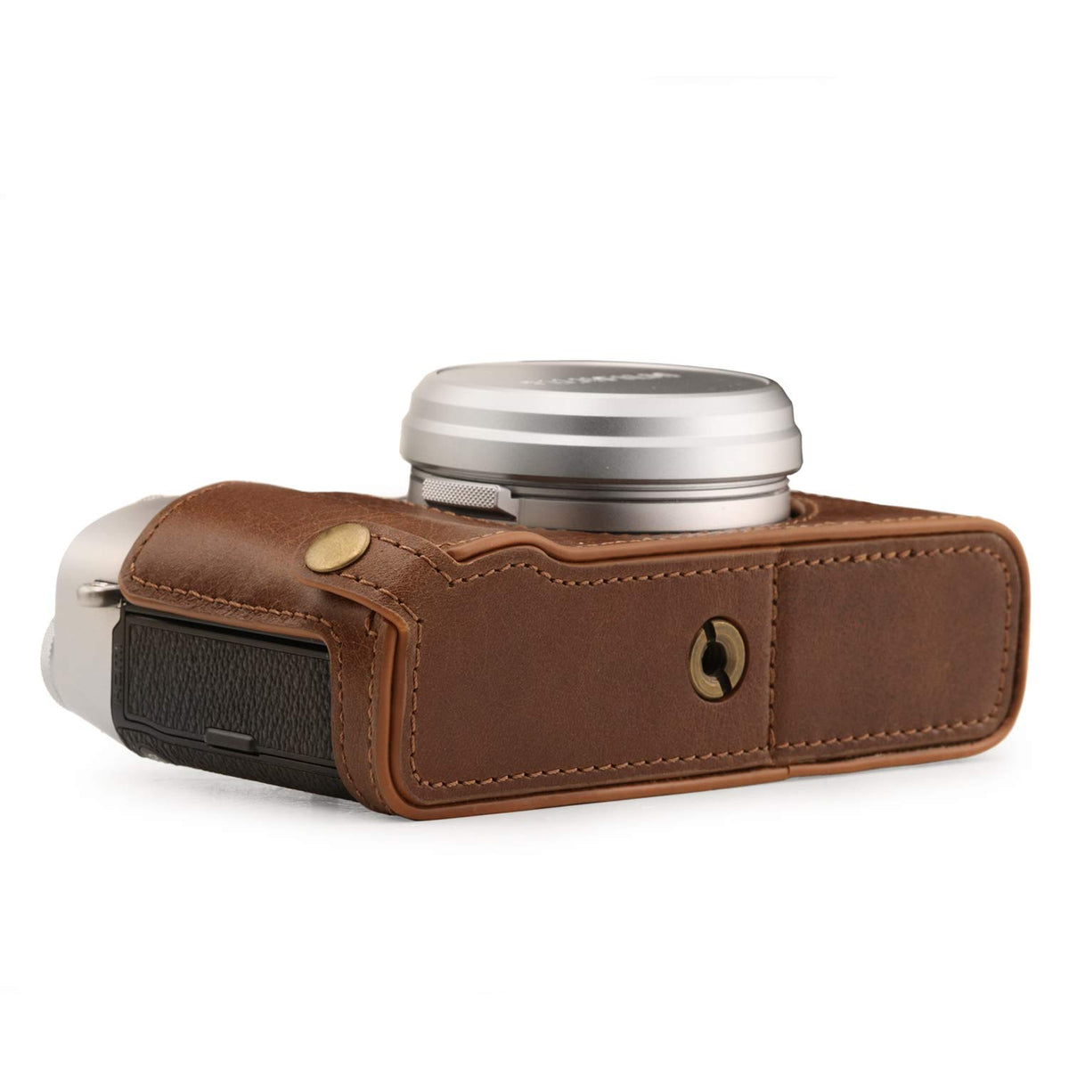 MegaGear Ever Ready - Funda de Piel auténtica Compatible con Fujifilm X100V