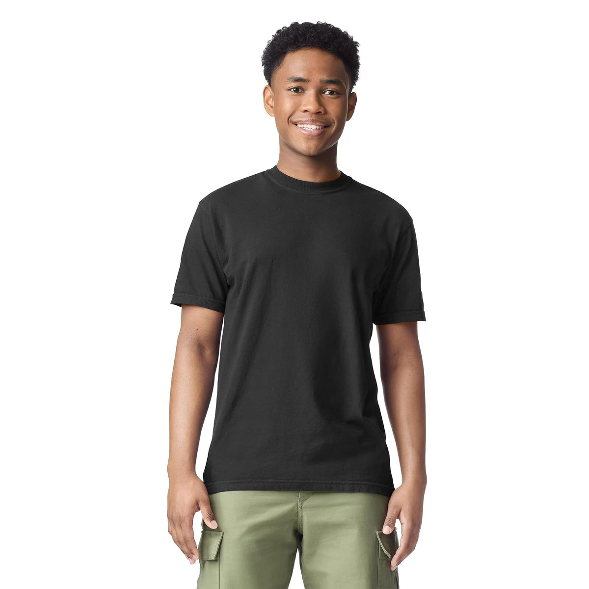 Comfort Colors Short Sleeve tee, Style G1717 CamisetaHombre - M - Black