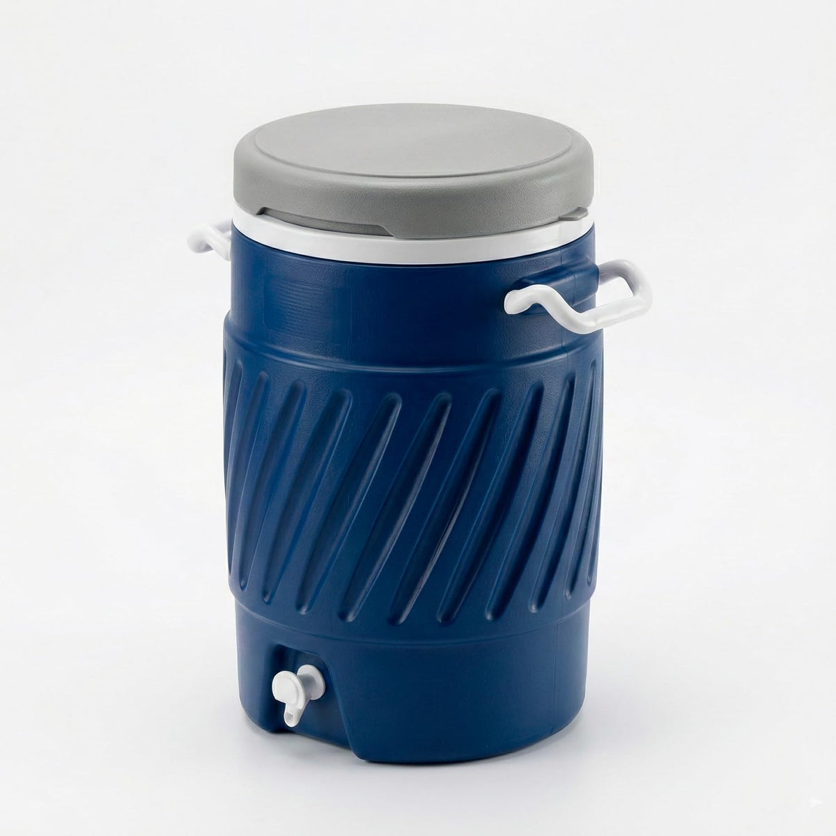 Guateplast Termo Dispensador de Bebidas 5 Galones con Grifo - Azul Marino