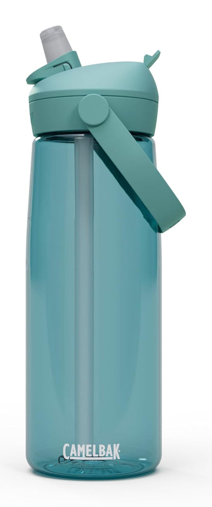 CamelBak Botella Thrive Flip Straw con Popote, Tritan sin BPA - 750 mL (25 oz) - Cove