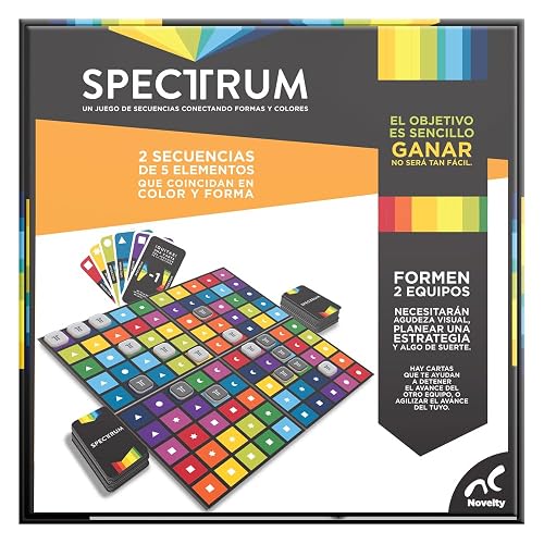 Novelty Corp Juego de Mesa de Estrategia Spectrum: 2-4 Jugadores, Edad Recomendada 2+