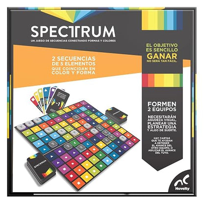 Novelty Corp Juego de Mesa de Estrategia Spectrum: 2-4 Jugadores, Edad Recomendada 2+