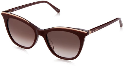 Fossil Fos 2103/G/S Gafas mujeres - 52mm, 18mm - Burgundy