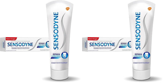 Sensodyne Repara & Protege Pasta Dental para dientes sensibles, 100g (Paquete de 2)