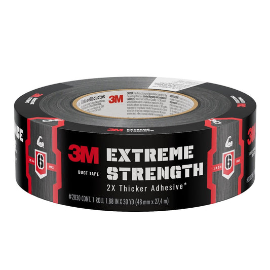 3M Extreme Hold Cinta adhesiva 2830-B, 48 mm x 27,4 m, 1 rollo