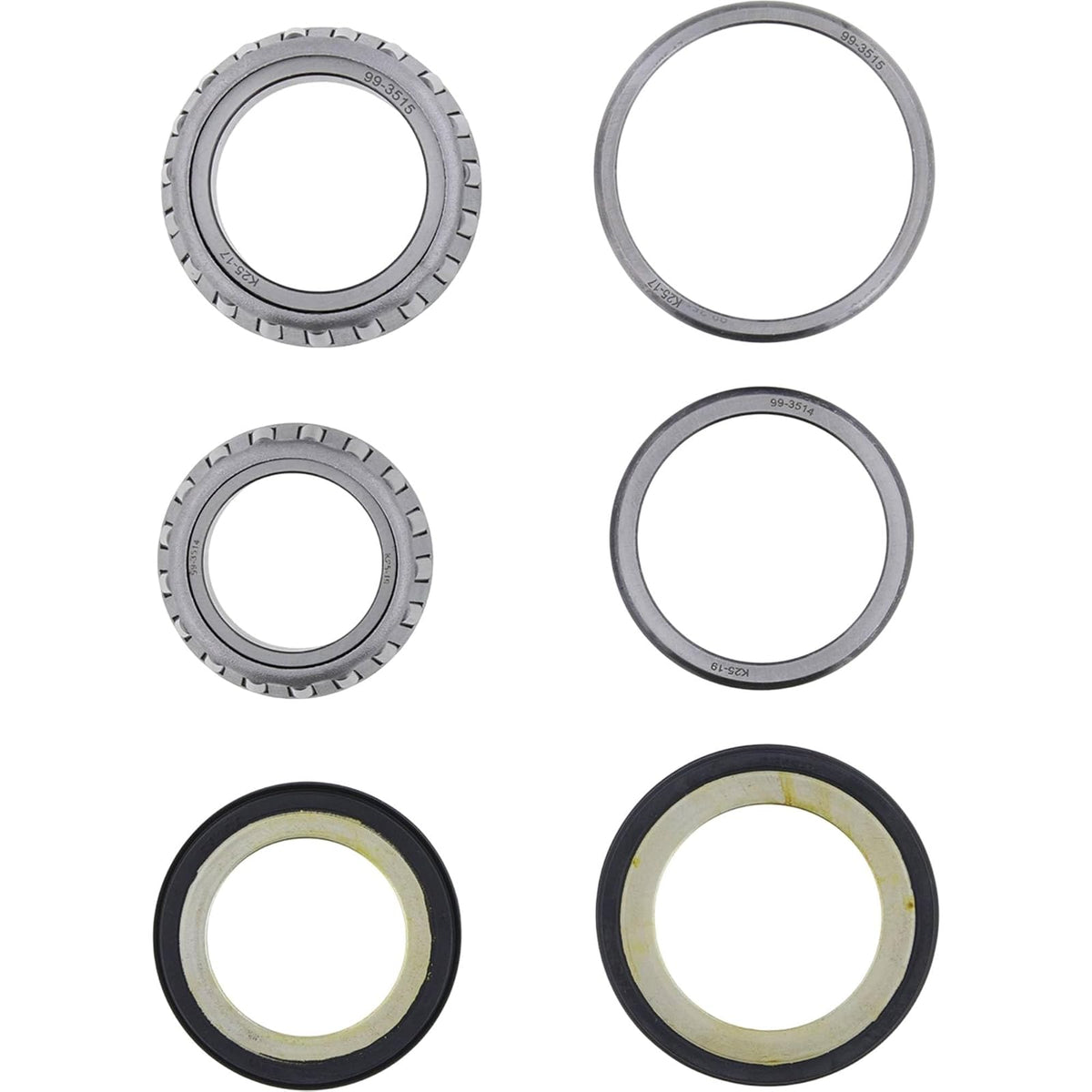 All Balls Racing 22-1008 Kit de sello de rodamiento de vástago de dirección compatible con/reemplazo para Yamaha
