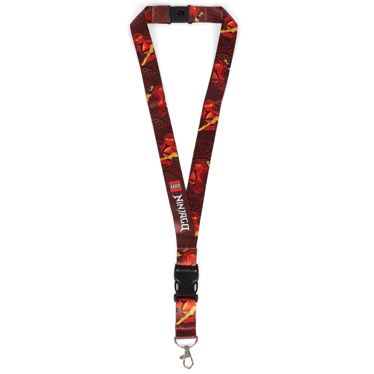 LEGO Cordón, correa para el cuello para llaveros, cordón desmontable para teléfono, llaves, insignia de identificación, con cierre y hebilla de liberación rápida - kai