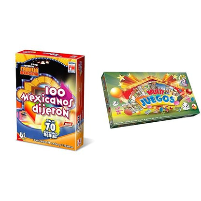 Fotorama 100 Mexicanos Viaje| Juego de Mesa Multijuegos Economico| Juego de Mesa