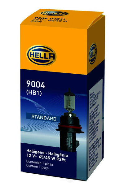 Hella Foco Halógeno Estándar 9004, 65/45 W, con Cristal de Cuarzo y Terminal de Acero Inoxidable