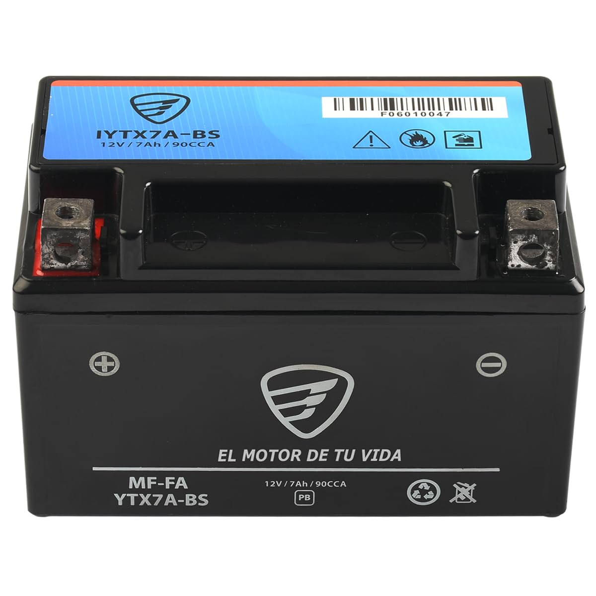 Italika Batería IYTX7A-BS 12V 7Ah MF-FA Motocicleta