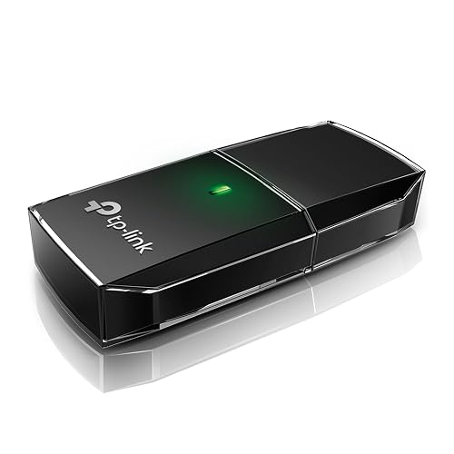 TP-Link Adaptador USB WiFi Archer T2U - AC600 Doble Banda - hasta 633 Mbps - Compatible con Windows - Diseño Compacto - Fácil Instalación - Seguridad Avanzada
