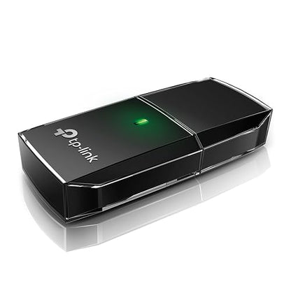TP-Link Adaptador USB WiFi Archer T2U - AC600 Doble Banda - hasta 633 Mbps - Compatible con Windows - Diseño Compacto - Fácil Instalación - Seguridad Avanzada