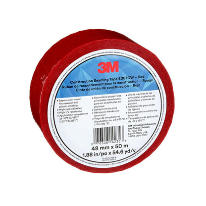 3M Cinta para Costuras de Construcción 8087, Rojo - 48 mm