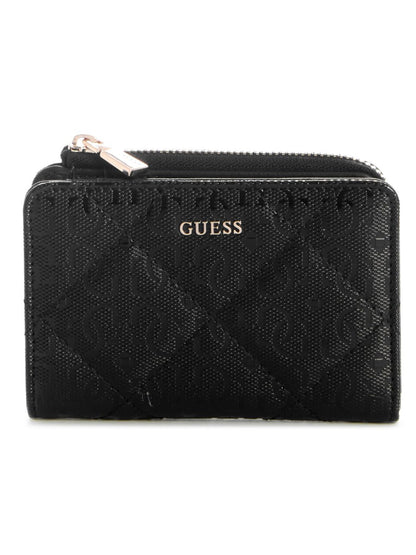 CARTERA GUESS LIBBY SLG ZIP AROUND CARD CASE MUJER NEGRO GG9912156-BLA