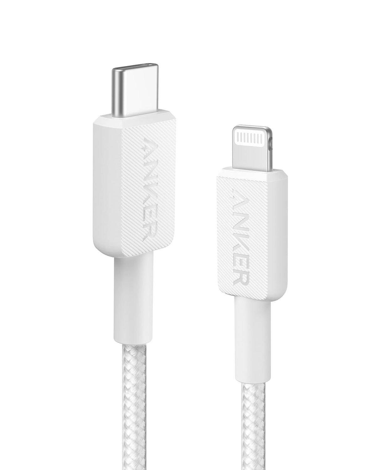 Anker - Cable USB-C a Lightning, 0.9 metros, para dispositivos Apple, cable USB-C 322 a Lightning, blanco (0.9 M, blanco)