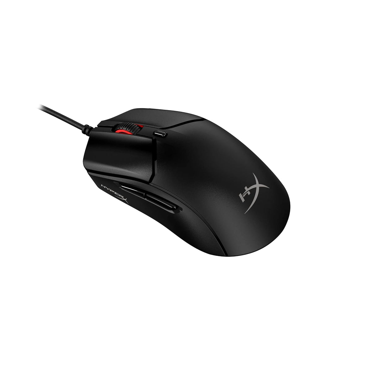 HyperX Pulsefire Haste 2 - Mouse para Juegos con Cable, Ultraligero, 53 g, frecuencia de sondeo de 8000 Hz, Sensor de precisión, Cable Hyperflex 2, Plug and Play, Color Negro