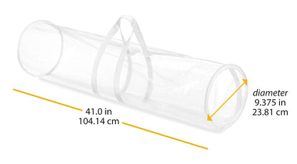 Whitmor Organizador de Regalo de 41 Pulgadas, Transparente, Blanco