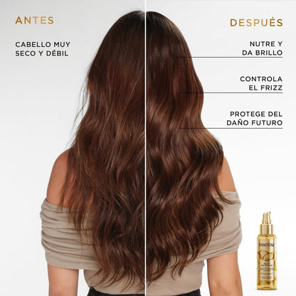 Pantene Aceite Para Cabello Nutre, Protege, Da Brillo Y Antifrizz Con Provitamina B5 95 ml