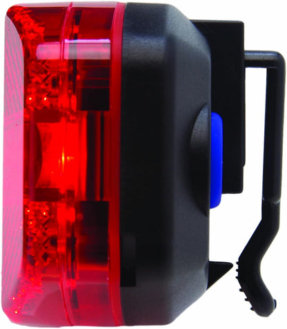 Planet Bike Grateful - Luz Trasera para Bicicleta, Color Rojo