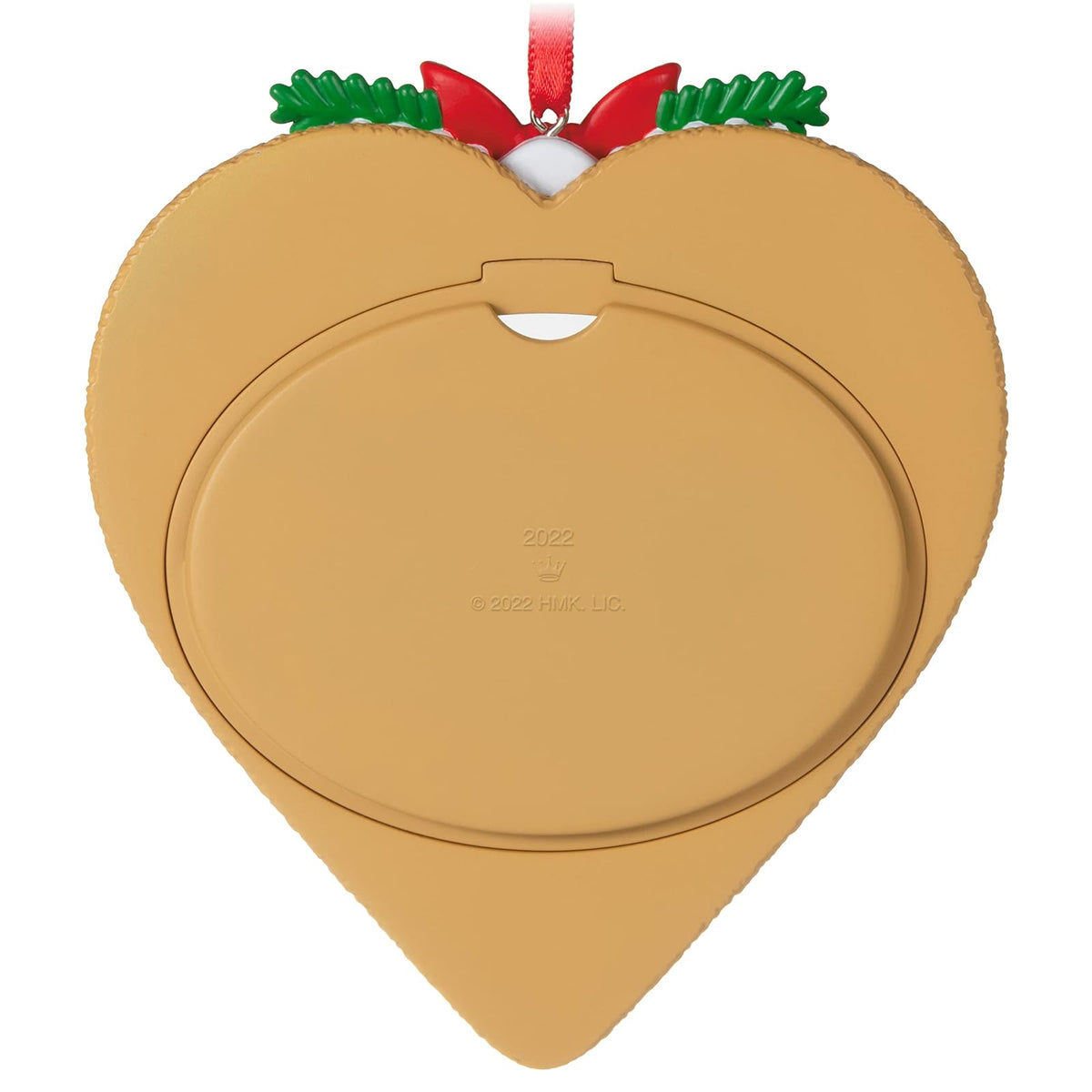 Hallmark Keepsake Adorno de Navidad 2022 con Fecha de año, Marco de Fotos para Galletas Family Forever