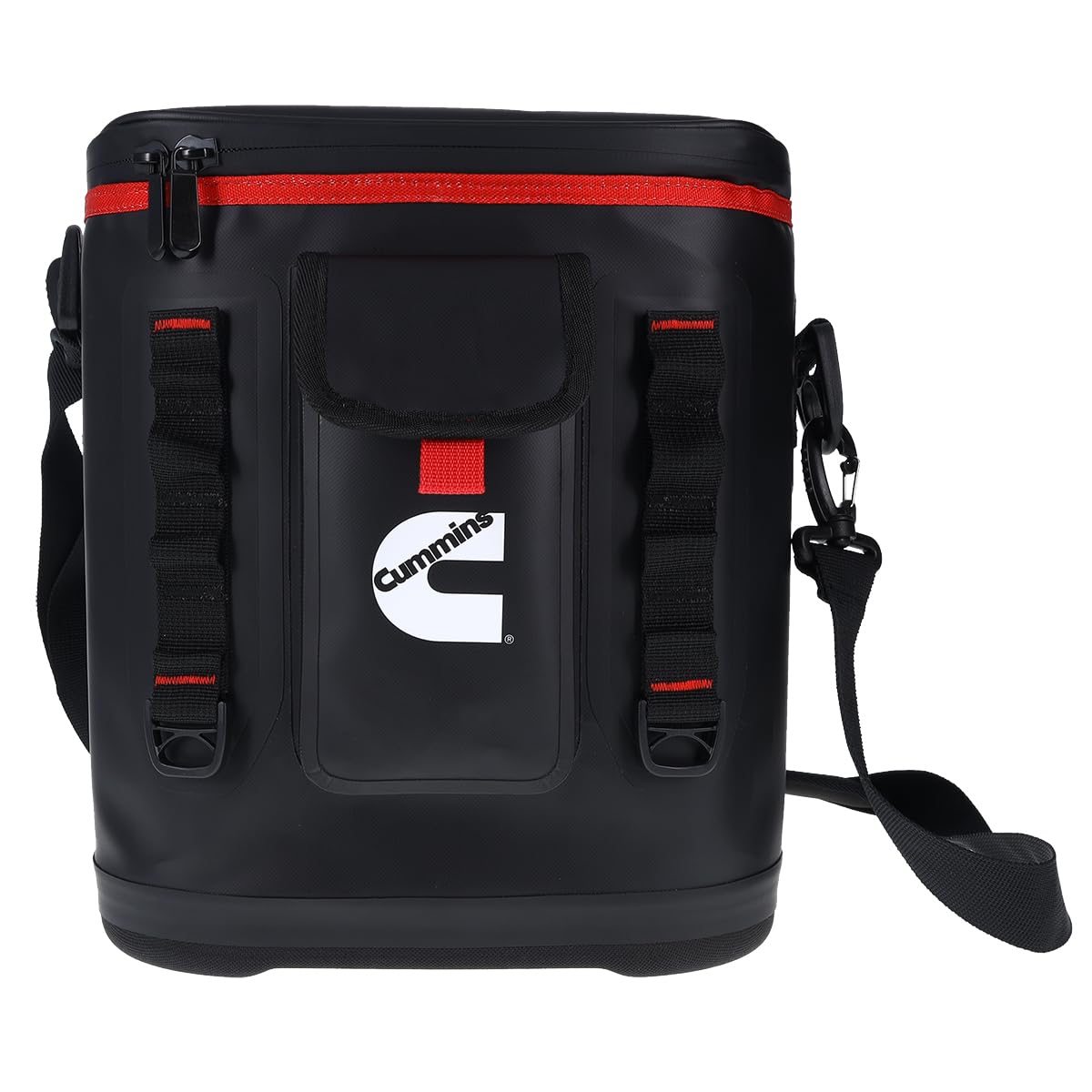 Cummins CMN34718 - Bolsa enfriadora portátil Suave con Aislamiento de Doble Laminado, 12 latas, con retención de Hielo para Trabajo, Campamento, Playa, Color Negro