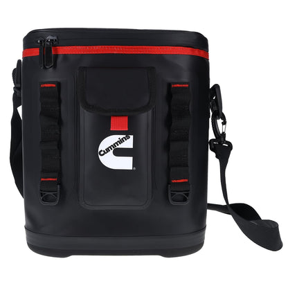 Cummins CMN34718 - Bolsa enfriadora portátil Suave con Aislamiento de Doble Laminado, 12 latas, con retención de Hielo para Trabajo, Campamento, Playa, Color Negro