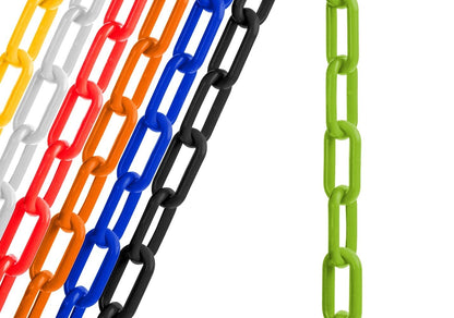 US Weight Cadena de Seguridad de Plástico 2 x 25 pies Resistente a Rayos UV