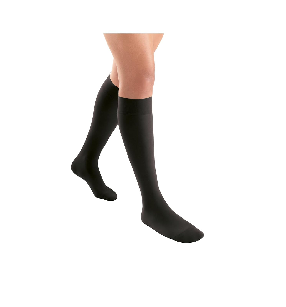 JOBST Activa Sheer Calcetines de Compresión 15-20 mmHg Puntera Cerrada - Mediano - Negro -