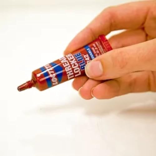 Loctite 242 azul Threadlocker 6 mm Tubo (209728), Paquete de 12, azul 242
