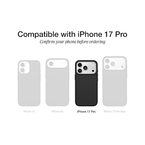 OtterBox - Funda para iPhone 17 Pro Defender Pro Series, Color Negro, Resistente, Resistente y Duradera, a presión en MagSafe