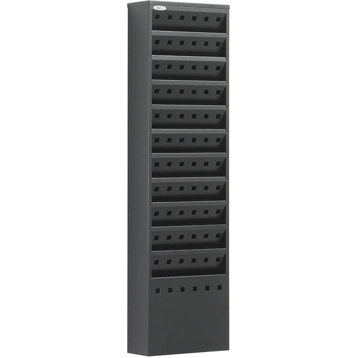 Safco 4321BL Steel Magazine Rack, Black