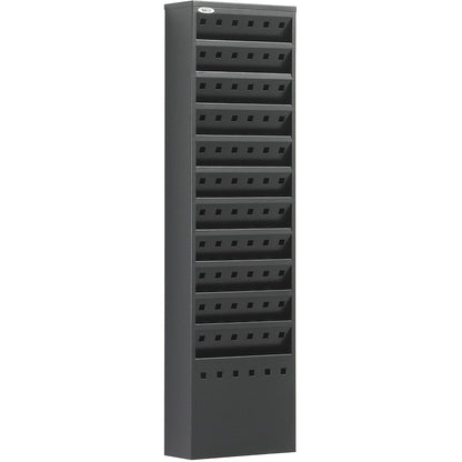 Safco 4321BL Steel Magazine Rack, Black