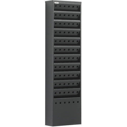 Safco 4321BL Steel Magazine Rack, Black