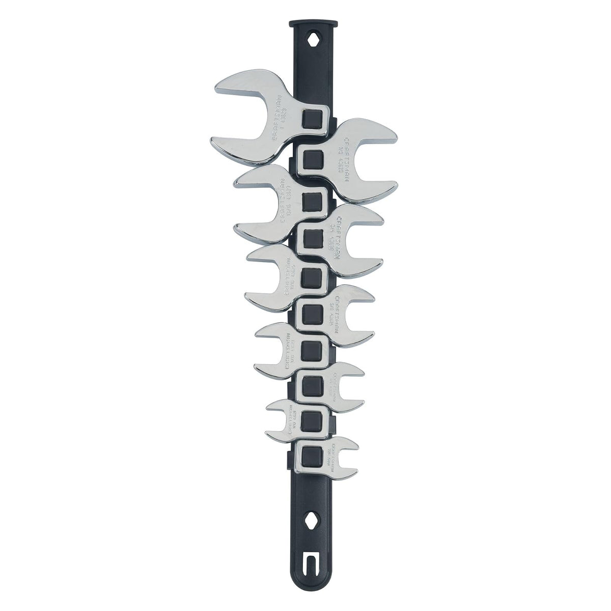 CRAFTSMAN - Juego de llaves de cuervo, extremo abierto, SAE, 10 piezas (CMMT12052LZ)