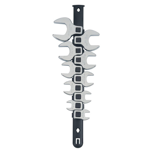 CRAFTSMAN - Juego de llaves de cuervo, extremo abierto, SAE, 10 piezas (CMMT12052LZ)