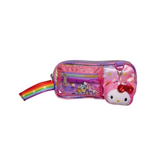 Ruz Lapicera Triple Infantil y Preescolar | Sanrio | 100% Poliéster | Bolso Organizador para Niños con Bolsillos Separados y Cierre de Cremallera | Recomendado desde 3 años