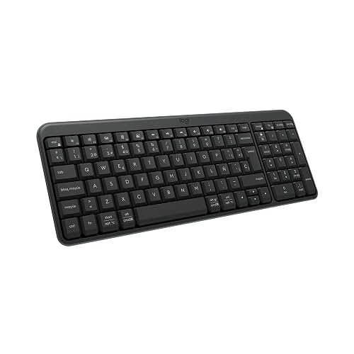 Logitech K250 Teclado Compacto Bluetooth para Windows, ChromeOS ó iOS, Batería de 12 Meses - Color Grafito