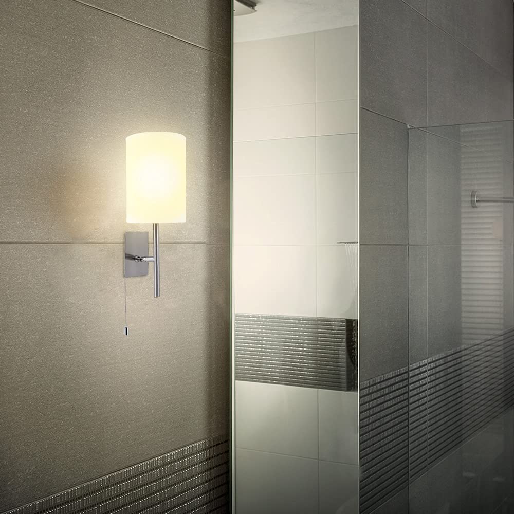 Tecnolite Lampara Sobreponer muro Textil blanco E27 60TL3500MVS